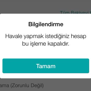 Garanti BBVA Havale Yapamıyorum Yardim