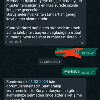 Dijital Kurye 2 Haftadır Cevap Vermiyor Hattımı Getirmiyor