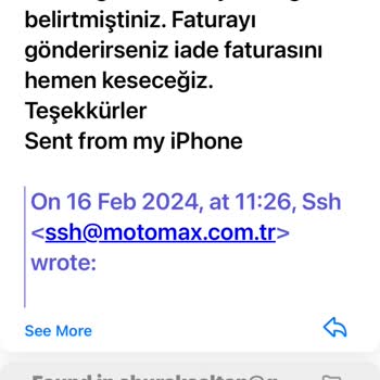 Motomax 40 Günü Geçen İade Süreci
