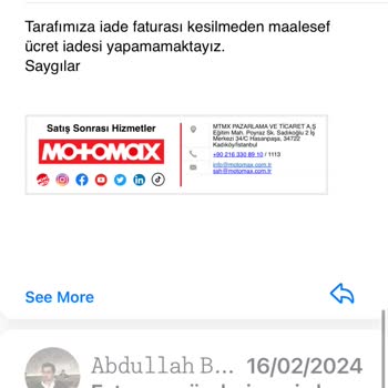 Motomax 40 Günü Geçen İade Süreci