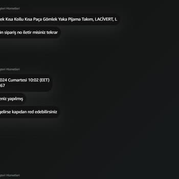 Amazon Sipariş No 403-5835512-6713122 Problemi