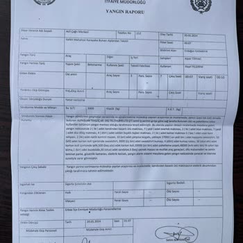 Ray Sigorta İş Yerim Yangında Zarar Gördü, Sigorta Süreci Hüsran!