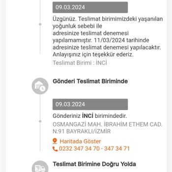 MNG Kargo Kargo Şubesinin Dağıtıma Çıkarmama Sorunu