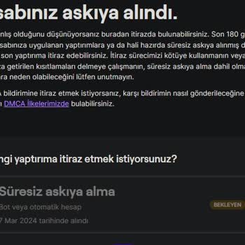 Twitch. TV Haksız Ban!