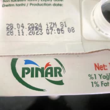 Pınar Et ve Süt Marketten Alınan Sütün Bozuk Çıkması Şikayeti