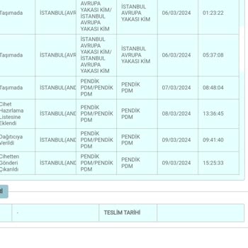 PTT Kargo Günlerdir Kargomu Getirmiyor