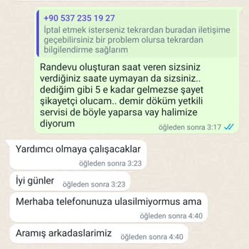 DemirDöküm Gelmeyen Yetkili Servis