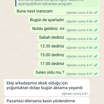 DemirDöküm Gelmeyen Yetkili Servis