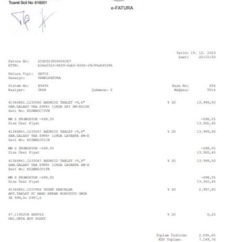 Media Markt'tan Aldığım Samsung 9FE Plus Tablet Isınıp Yamuldu