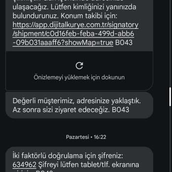 Dijital Kurye Geciken Teslimat Sorunu