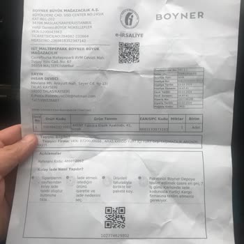 Boyner Kullanmadığım Ürünü İade Edemiyorum