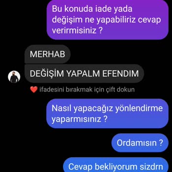 Bey'lik Kombin Kalitesiz Ve Yanlış Beden Ürün Gönderimi Muhatap Yok!