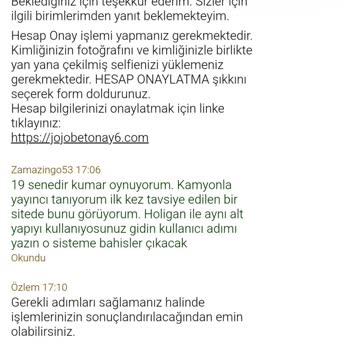 Jojobet 100000 TL Çekim Sonrası Hesap Blokesi
