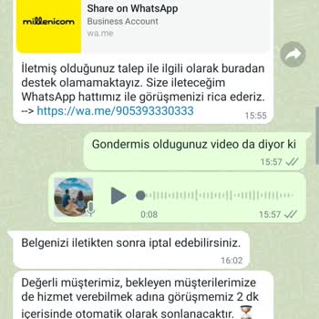 Millenicom İnternet Hizmeti Tüketiciyi Aldatıyor.