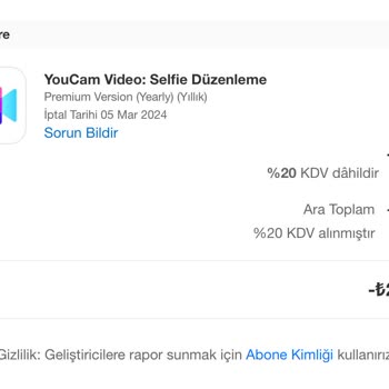 Apple Store'da Para İade Edildi Gözüküyor Ama Edilmedi