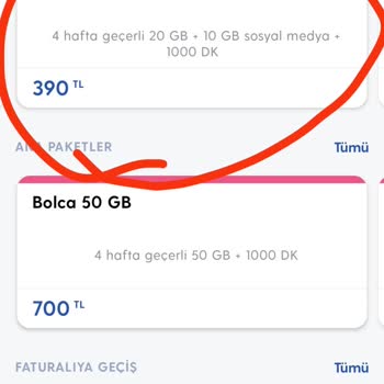 Turkcell İki Defa Aynı Paket