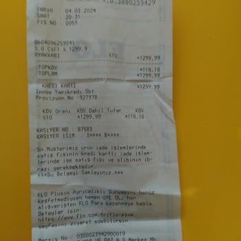 FLO Ayakkabı Filo Spor Ayakkabı Sorunu