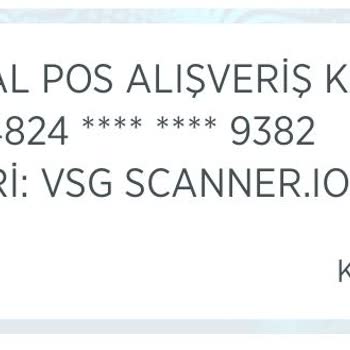 Scannero İzinsiz Para Çekimi