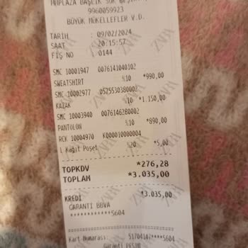 Zara Acil Dönüş Talep