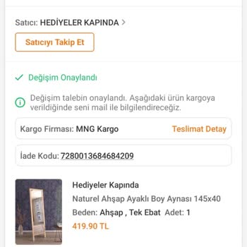 MNG Ankara. Elvankent Kargo Kırık Olduğunu Bile Bile Ürün Teslimatı Yaptı