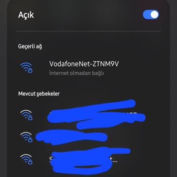 Vodafone Net İnternet Olmadan Bağlı Sorunu