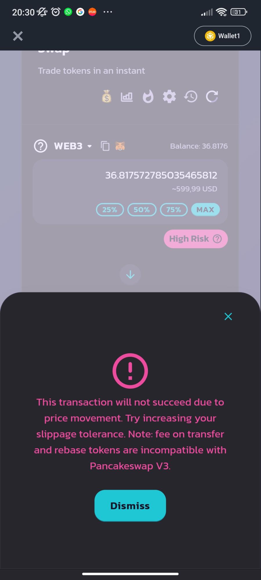 PancakeSwap 3 Coin Satamıyorum! Şikayetvar