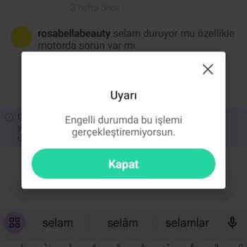 Dolap Uygulamasında İptal Yapamama