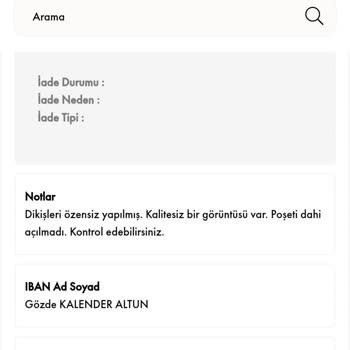 İncetopuk.com Sipariş Öncesi İade Var Demelerine Rağmen İade Yapmadı