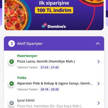 Getir Verilen Siparişi Getiremedi