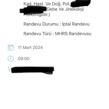 MHRS Randevu İptali Bilgim Dışında Riskli Gebeyim