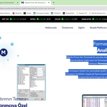 Matriks Bilgi Dağıtım Formasyon Analizindeki Hatalı Veri Akışını 1 Yıldır Çözmüyor