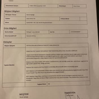 Robogil Robot Süpürgem Düzgün Çalışmıyor