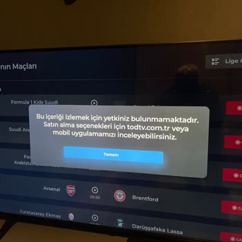 TOD Tv Tod F1 Paketi Sorunu