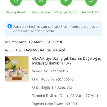 Çiçek Sepeti Ürün Teslimatı