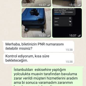 Kamil Koç Kırık Bavul Ve Müşteri Memnuniyetsizliği