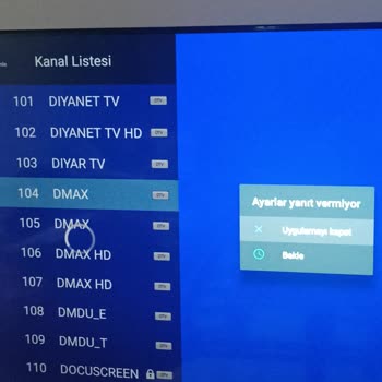 Awox B206500s 65 TV Kanal Liste Sorunu