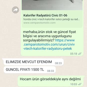 Cempar Otomotiv Yanlış Ürün Yollayıp Mağdur Ediyor