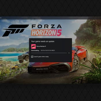 GeForce NOW powered by GAME+ Sunucularda Xbox Üzerindeki Forza Horizon 5 Oyunu Güncel Değil