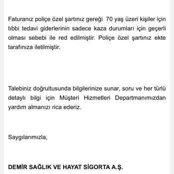 Demir Sigorta Yurt Dışı Seyahat Sigortası