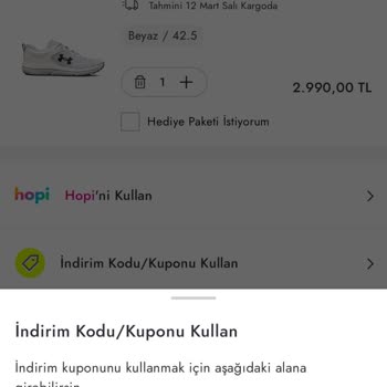Boyner Hediye Çarkı %50