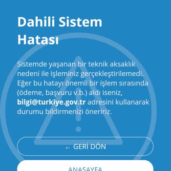 CİMER'e Giriş Yapamıyorum