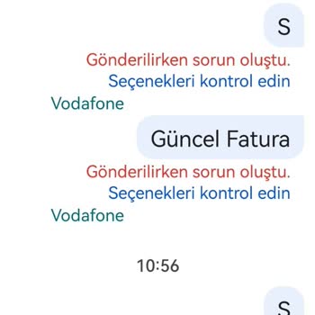 Vodafone Yurt Dışı Mesaj Sorunu