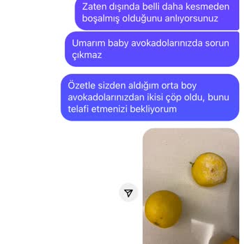 Anamurbahcesi.com Anamur Bahçesinden Yaptığım Siparişteki Ürünler Bozuk Geldi