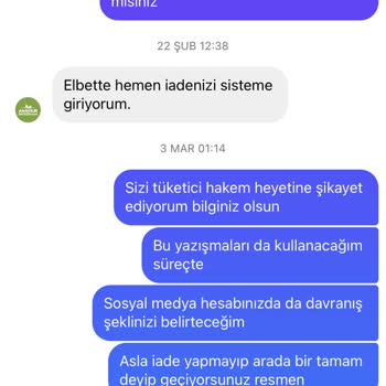 Anamurbahcesi.com Anamur Bahçesinden Yaptığım Siparişteki Ürünler Bozuk Geldi