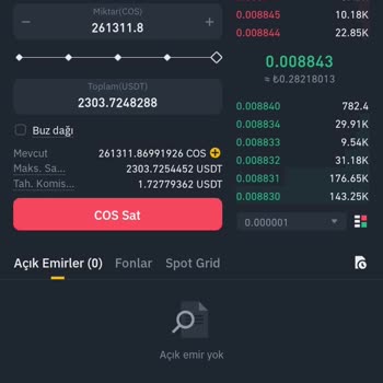 Binance Eksik Param Var