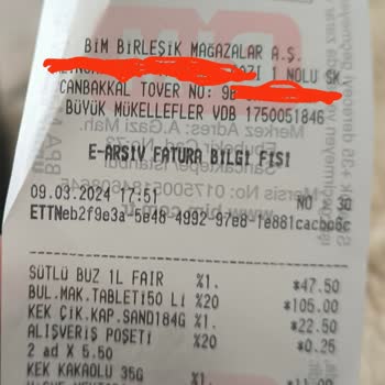 BİM Mağazasından Alınan Eksik Ürün