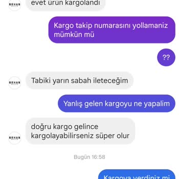 Orhaan.co Yanlış Ürün Gönderiyor
