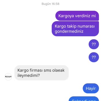 Orhaan.co Yanlış Ürün Gönderiyor