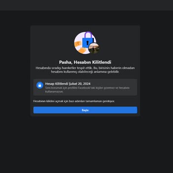 Facebook Hesap Kilitlenme Sorunu