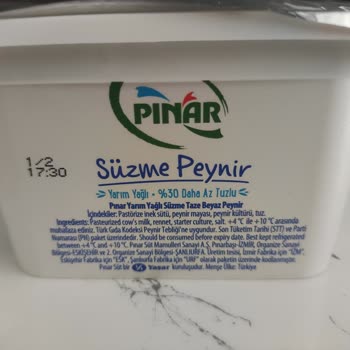 Pınar Et ve Süt Süzme Peynirde Küf Sorunu